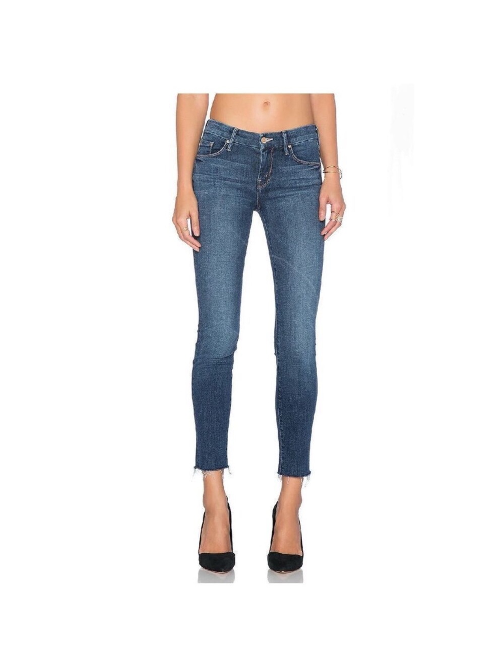 EUC MOTHER The Look Ankle Fray Jeans